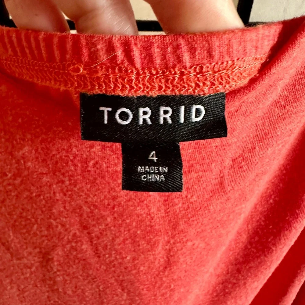Torrid Coral Yellow Ombre Maxi Dress | Size 4 | Jersey Knit - Picture 2 of 5